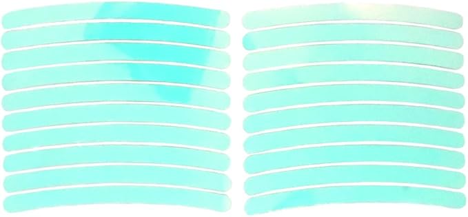 🔥Hot Selling 50%🔥 40 Pcs 2.76'' Universal Reflective Wheel Rim Stripe Decal Sticker for Motorcycle, Car, Cycling, Bike, Night Safety Decoration