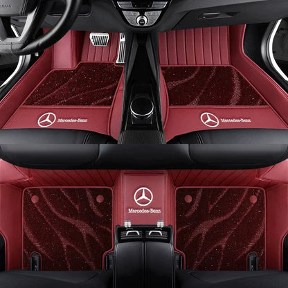 2026 Premium Full-Coverage Leather Car Floor Mats