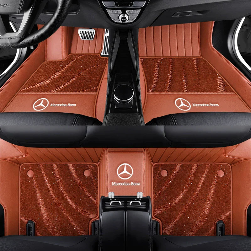 2026 Premium Full-Coverage Leather Car Floor Mats
