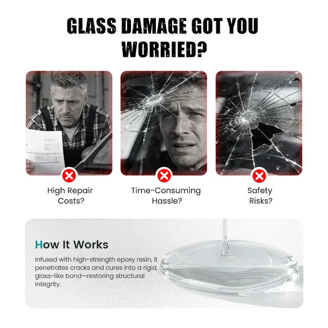 🔥LAST DAY 49% OFF🔥2026 New Car Windshield Crack Repair Fluid
