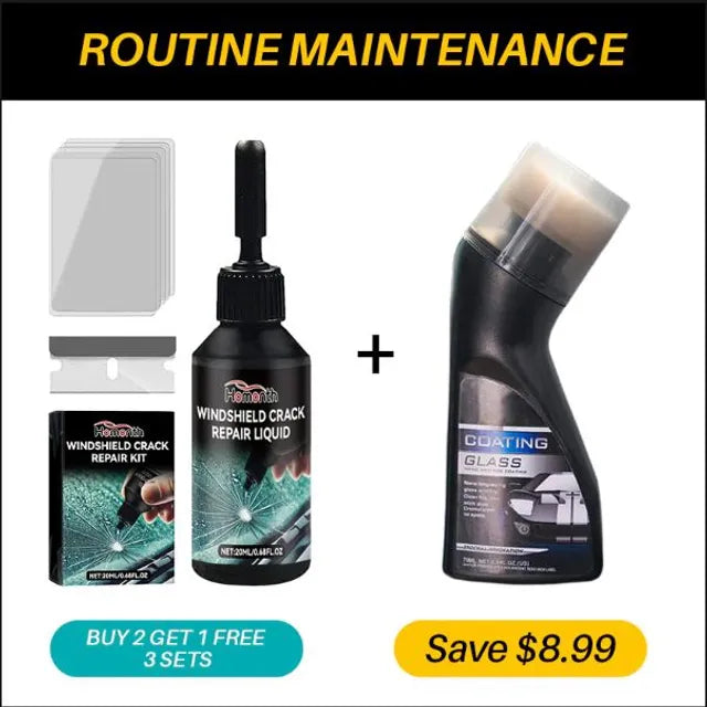 🔥LAST DAY 49% OFF🔥2026 New Car Windshield Crack Repair Fluid