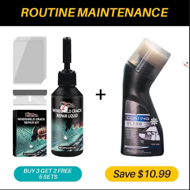 🔥LAST DAY 49% OFF🔥2026 New Car Windshield Crack Repair Fluid