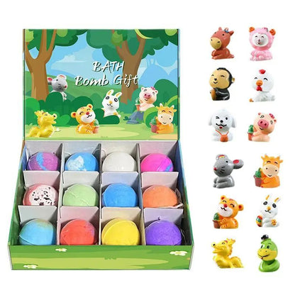 Kids Bath Ball Kids Bath Salt Ball Natural Organic Land & Sea Toys Handmade Ball For Kids For Dry Skin Moisturize