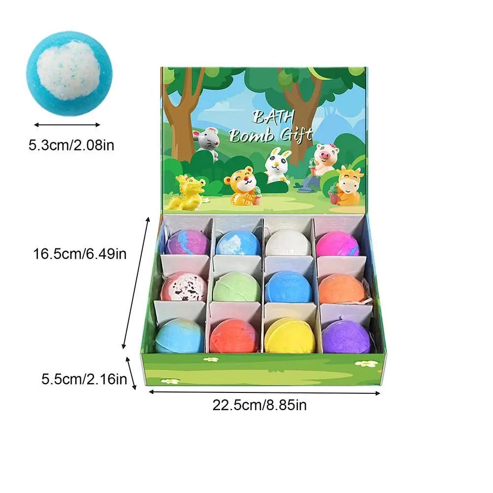 Kids Bath Ball Kids Bath Salt Ball Natural Organic Land & Sea Toys Handmade Ball For Kids For Dry Skin Moisturize